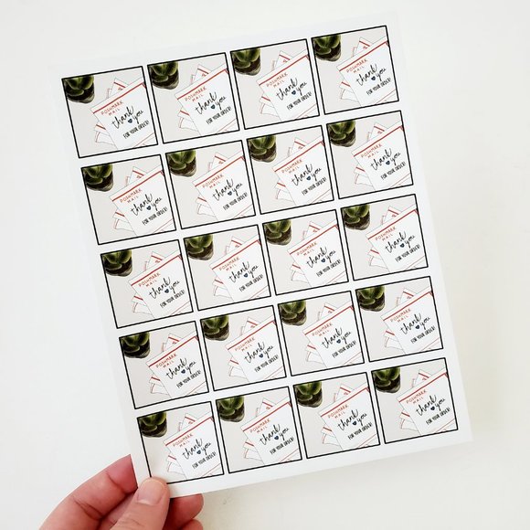 LB001 Poshmark Thank You Stickers [Price Firm] - Picture 3 of 10